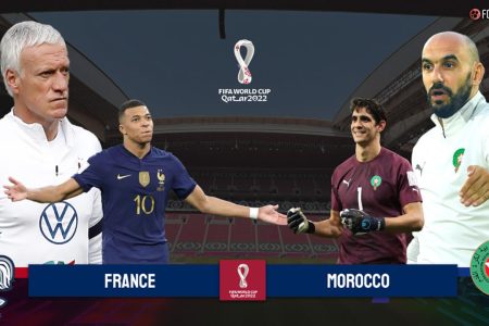 جام جهانی ۲۰۲۲ قطر؛ فرانسه ۲ – مغرب صفر/خروس‌ها حریف آلبی‌سلسته‌ها شدند