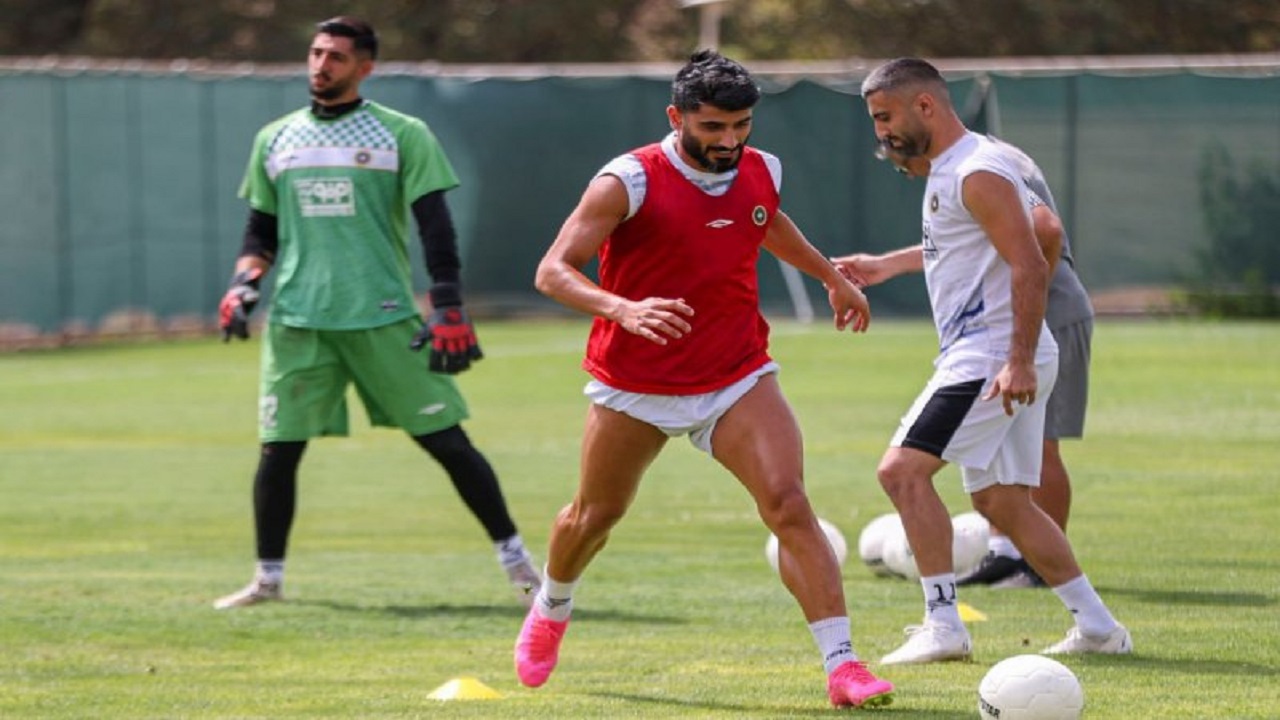 تمرین طلایی پوشان برگزار شد