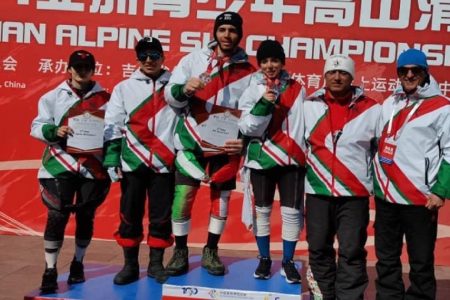 مسابقات اسکی آلپاین قهرمانی جوانان آسیا/ بلوکات سوم شد