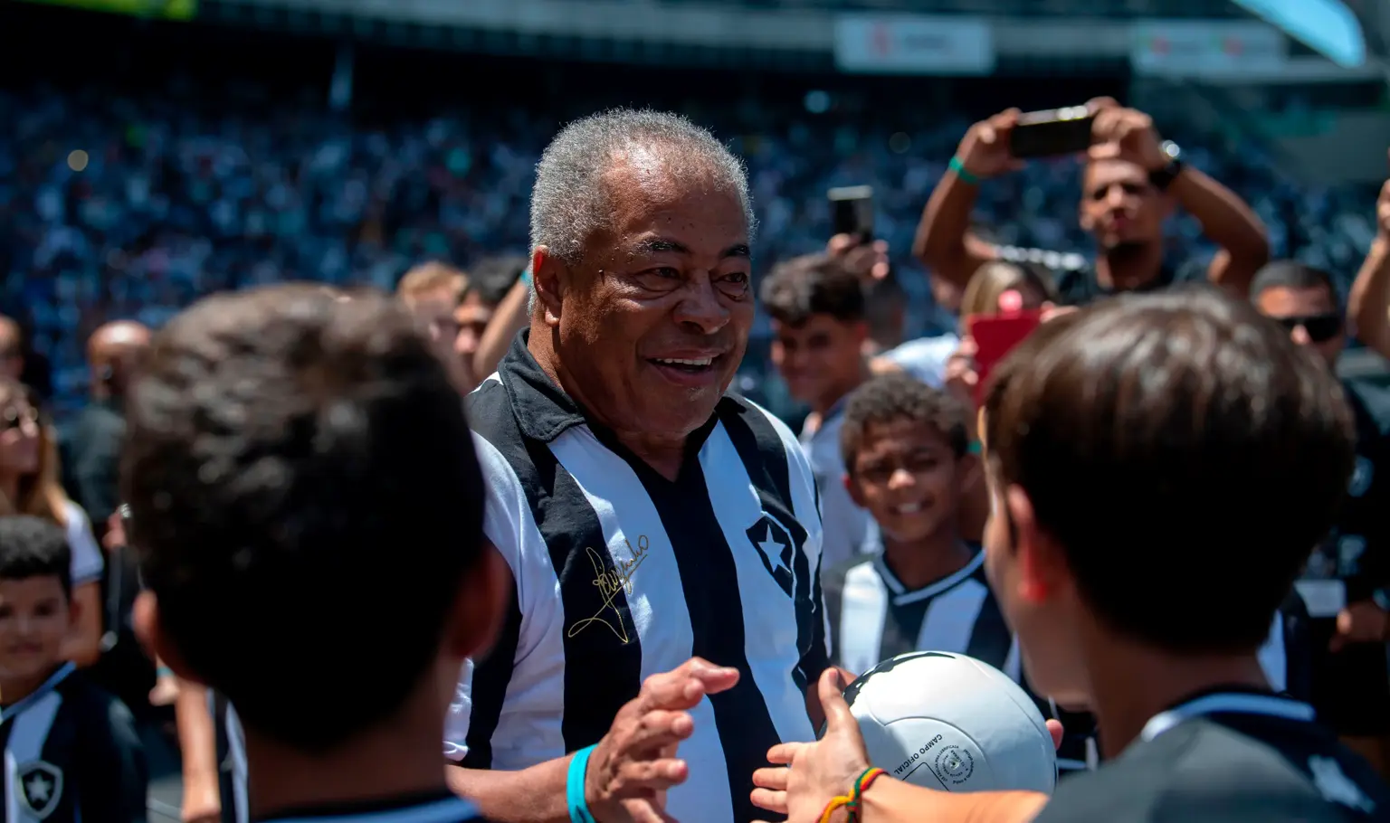Jairzinho dreaming of Botafogo glory