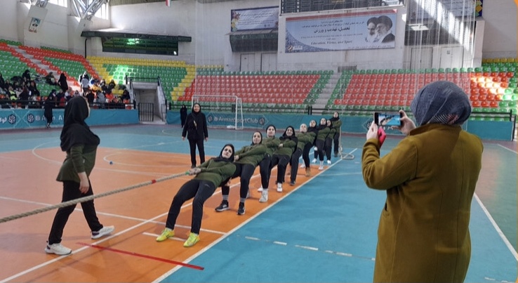 خوزستان قهرمان مسابقات طناب کشی بانوان کشور شد