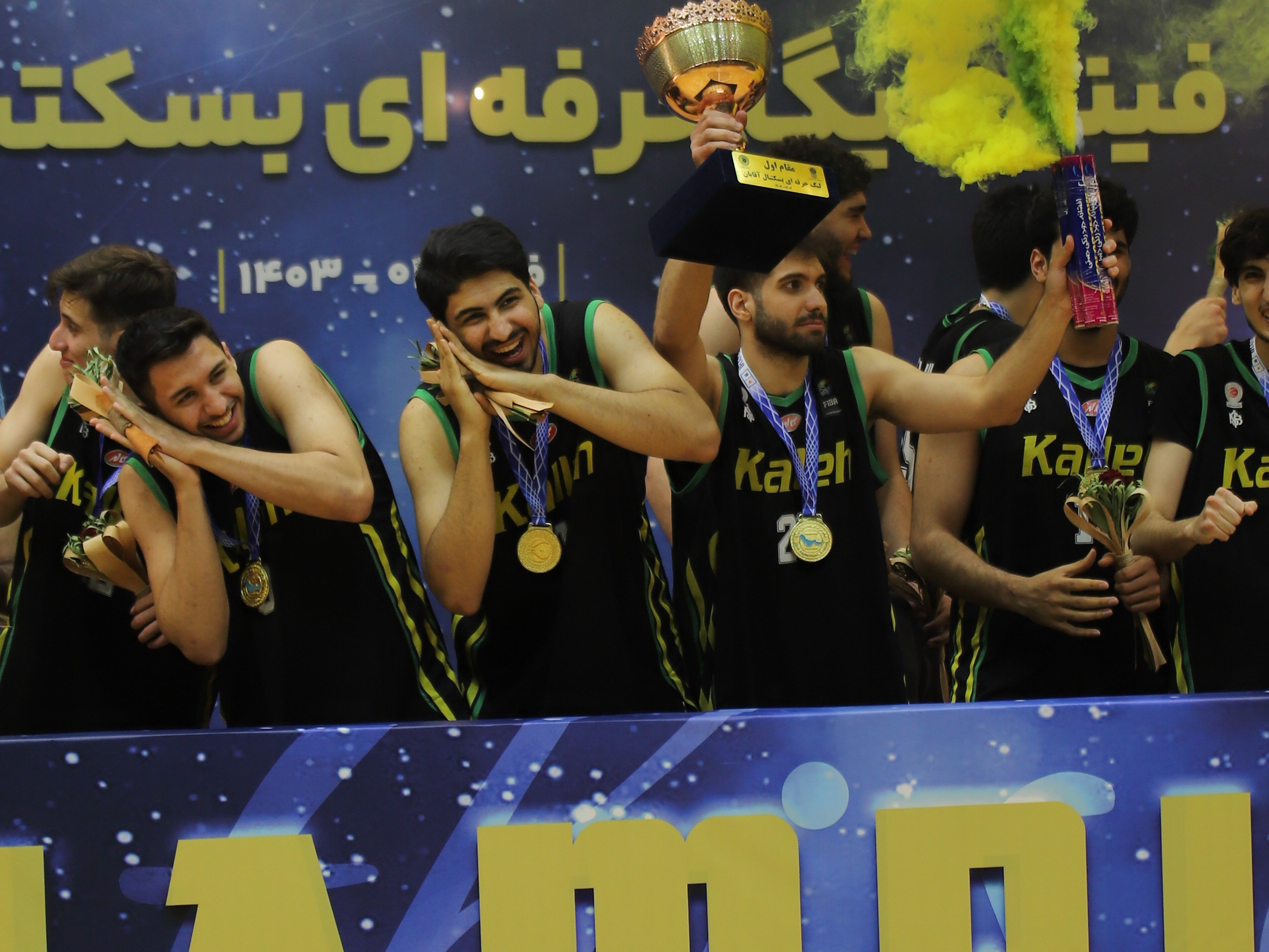 گزارش تصویری از مراسم اختتامیه فینال لیگ حرفه ای بسکتبال