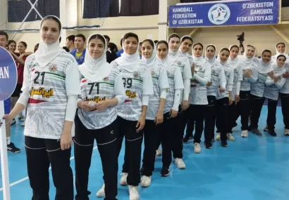 استارت امیدوار کننده دختران هندبال در‌ ازبکستان