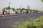 گزارش تصویری از همایش پیاده روی در شهر قزوین که پس از ۷ سال برگزار شد