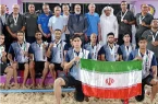 ساحلی‌بازان هندبال ایران نقره‌ای شدند